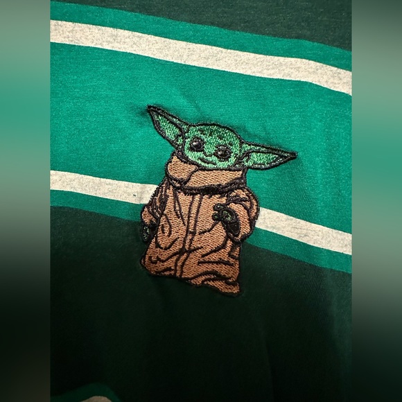 Green Stripped Star Wars Shirt - Picture 1 of 4